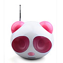 mini panda ricaricabile a forma di mp3 altoparlante con slot SD / USB e radio FM (WS-666)