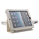 Etui Rigide en Cuir PU + Support pour iPad - Blanc