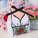 Tuxedo & Grown Favor Box With Ribbon (Set of 12)