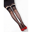 120D Covering Yarn Thigh Highs Stockings