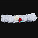 cetim com ligas de casamento flor