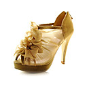 pizzo superiore pompe tacco a spillo / platform con ruches scarpe da sposa più colori disponibili