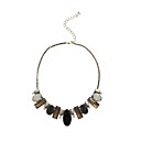 Shining Czech Drilling Alloy Short Necklace / Women's Necklace (FF-Z-CC1308001)