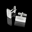 Rectangular Zinc Alloy Cufflinks Groom Wear Accessories (1174-10CL-0003)