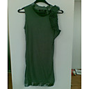 One-shoulder Ruffle Long Tee