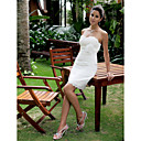 Sheath/ Column Sweetheart Short/ Mini Lace Wedding Dress
