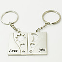 «L'amour vous jour et nuit" porte-clés (lot de 6 paires)