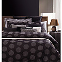 Yarn-dyed Jacquard Satin 3-piece Queen Duvet Cover Set
