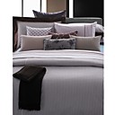 Yarn-dyed Satin 3-piece Queen Duvet Cover Set