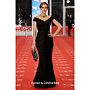 Taffeta Trumpet/ Mermaid Off-the-shoulder Floor-length Evening Dress inspired by Carolina Bang
