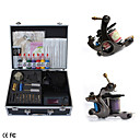 Complete Set Tattoo Kits With 2 Guns   Superior LCD Power Supply and Ink 8*15ml