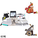 Complete Tattoo Machine Kit with LCD Dual Output Power Supply