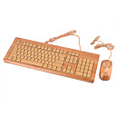 t3b104-nn 2 District 104 du clavier et la souris en bambou moitié