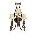 3-lightFabric Wall Sconce