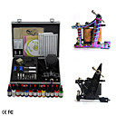 kits complets mis tatouage avec 2 pistolets de tatouage / 14 bouteilles d'encre couleur