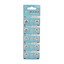  AG10 389a 1.55v haute capacité alcalines piles boutons (10-pack)