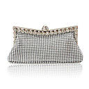  Satin With Austria Rhinestones/ Aluminiumsheet Evening Handbags/ Clutches More Colors Available