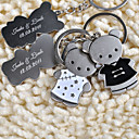 Personalized Key Ring - Tang Suit Bear (set of 6 pairs)