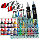52 Bottles of Tattoo Ink / 40*5mL, 10*15mL, 1*30 mL and 1*60mL