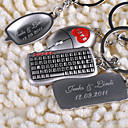 Personalized Key Ring - Keyboard and Mouse (set of 6 pairs)