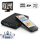 250GB Built-in HDD Multi-Media Player with Remote Control