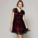 TS Magenta Lace Babydoll Dress/ Inspired by Celebrity Style