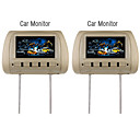 7 Inch TFT LCD Screen Headrest Monitor (1 Pair)