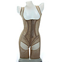 chinlon / set jacquard in cotone con chiusura anteriore con cerniera shapewear wedding / party