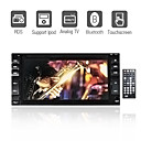 pantalla táctil de 6.2 pulgadas 2 din para coche DVD TV y el apoyo bluetooth ipod (szc409)