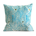 Housse de coussin de paon (lac)