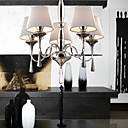 40w moderne Kristall-Kronleuchter mit 5 Lampen - Stoff Lampenschirm