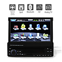 7 pulgadas de pantalla táctil digital de 1DIN coches reproductor de DVD con Bluetooth pip tv