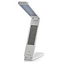 Folding LED Desk Lamp with Calendar and Alarm Clock - White