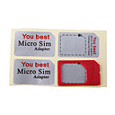 Micro SIM zu Normaler SIM Karten Adapter für iPhone 4