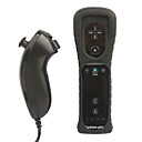  2-in-1 MotionPlus Remote Controller and Nunchuk + Case for Wii (Black)