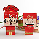 im chinesischen Stil Braut & Bräutigam zugunsten Box (Satz 12)