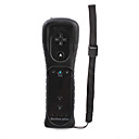 Remote Plus Controller with Silicone Case for Wii/Wii U (Black)