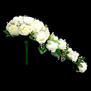 cuchara satinado elegante ramo de la boda / novia ramo