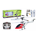 Rc 3ch corpo em liga de helicóptero com infravermelho de rádio controle remoto helicópteros de brinquedo interior (vermelho) (yx02688r)