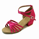Satin Upper Dance Shoes Ballroom Latin Shoes for Kids More Colors