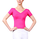 Dancewear Rayon Short Sleeve Yoga&Dance Sneakers T-shirt For Ladies