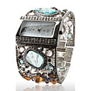 Orologio-bracciale da donna, con strass colorati