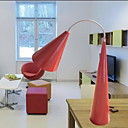 Modern Table Light in Red