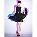 Sheath/ Column Bateau Knee-length Chiffon Cocktail Dress