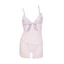 Acrylic Sexy Lace Bridal Sleep Slip