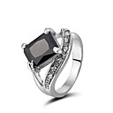 Gorgeous Rhinestones Ring With Alloy Plated More Colors Available