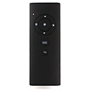 rf usb wireless CR2032 apresentador com laser pointer e mouse remoto (preto)