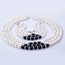 Freshwater Pearl Jewelry Set – Necklace, Bracelet And Earrings