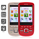 Dual SIM de teléfono de diapositivas 2,4 pulgadas (bluetooth, mp3, mp4)