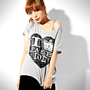 rendas ts frisado manga morcego t-shirt